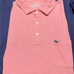 Vineyard Vines Men's Coral Edgartown Pocket Polo EUC XL